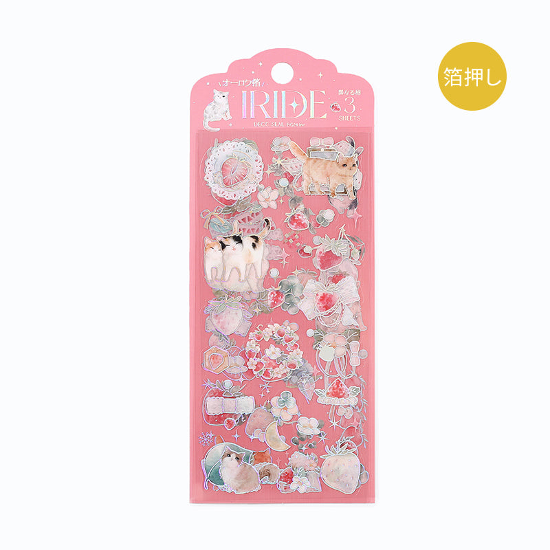 BGM Foil Stamping Iride Seal: Iride - Cat — side view