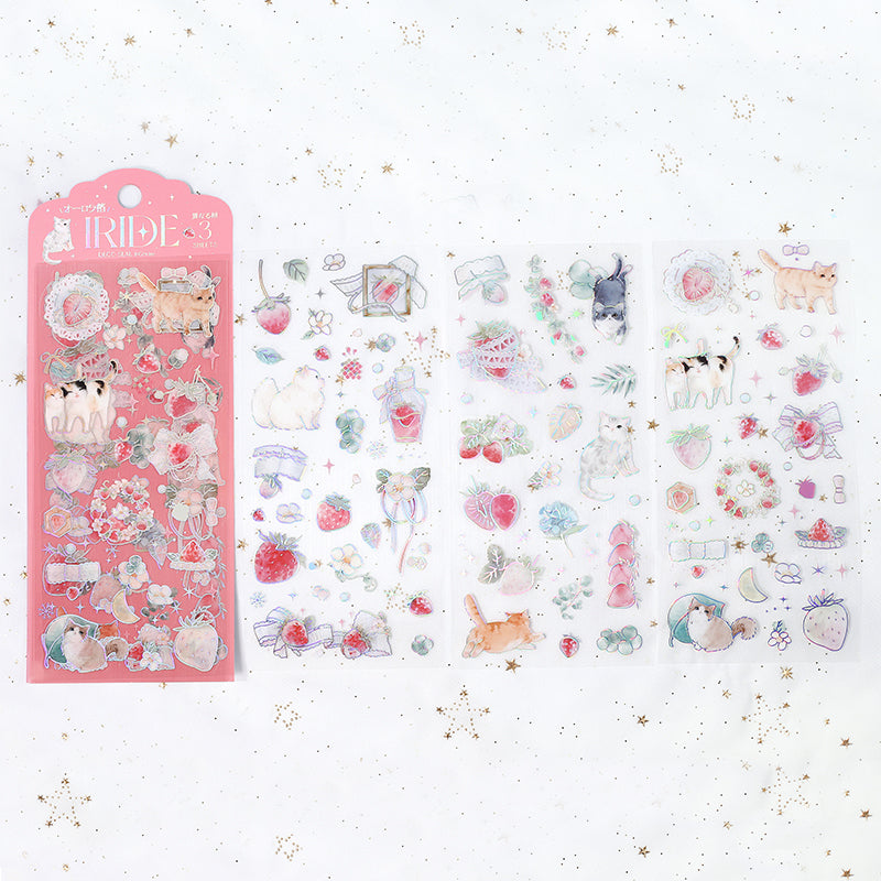 BGM Foil Stamping Iride Seal: Iride - Cat — with packaging