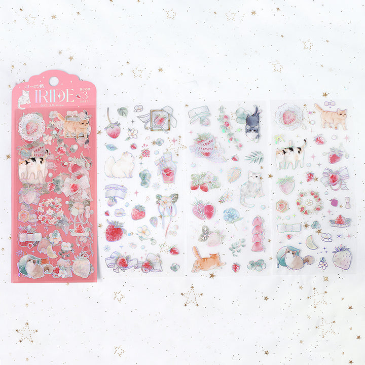 BGM Foil Stamping Iride Seal: Iride - Cat — with packaging