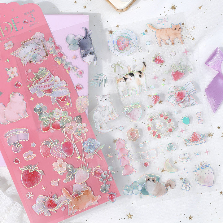 BGM Foil Stamping Iride Seal: Iride - Cat — close-up