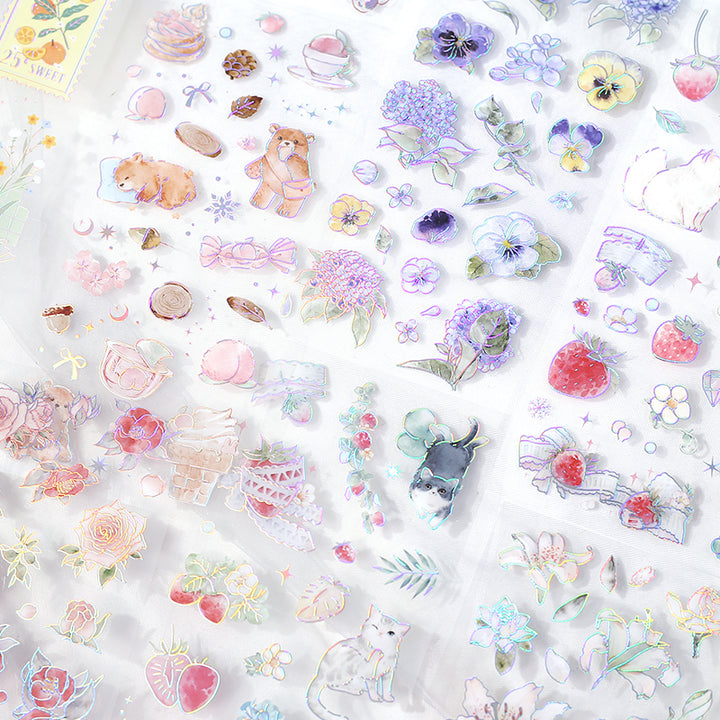 BGM Foil Stamping Iride Seal: Iride - Cat — flat lay