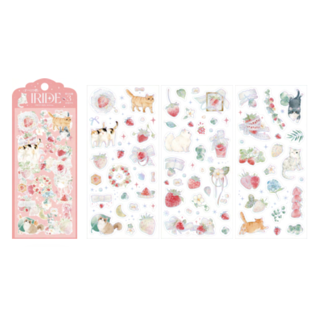 BGM Foil Stamping Iride Seal: Iride - Cat — front view