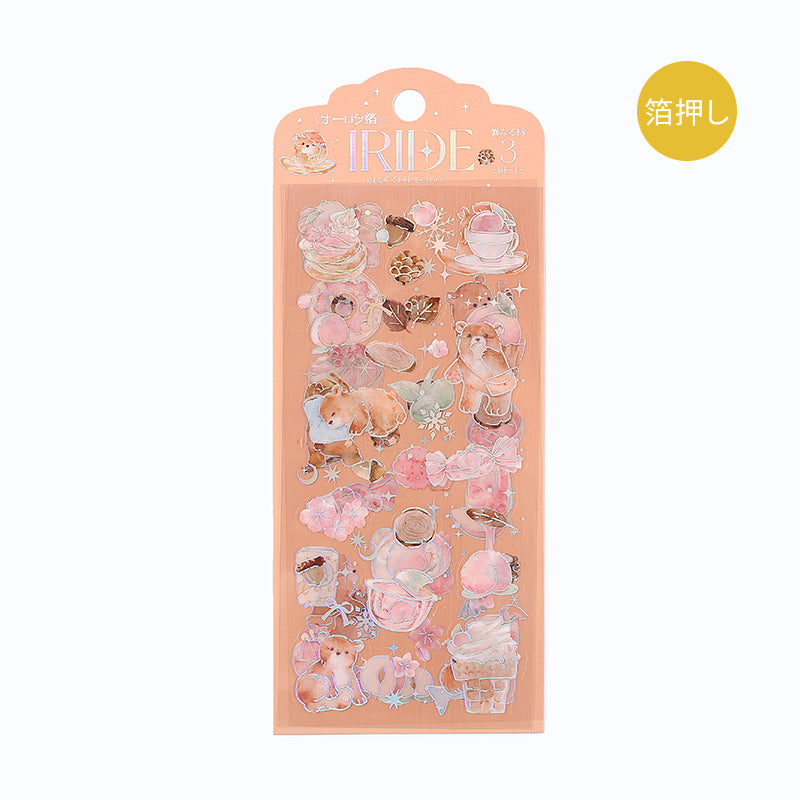 BGM Foil Stamping Iride Seal: Iride - Bear — side view