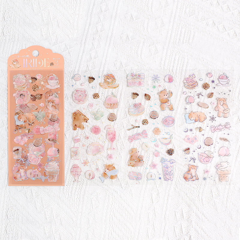 BGM Foil Stamping Iride Seal: Iride - Bear — with packaging