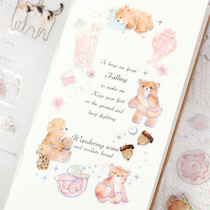 BGM Foil Stamping Iride Seal: Iride - Bear — angle view
