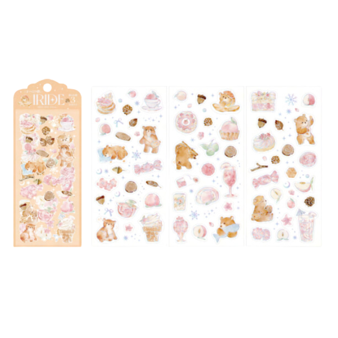 BGM Foil Stamping Iride Seal: Iride - Bear — front view