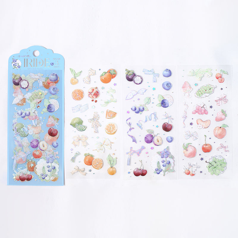 BGM Foil Stamping Iride Seal: Iride - Fruit — with packaging
