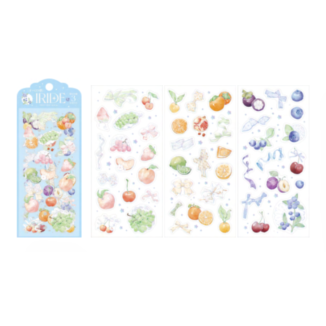 BGM Foil Stamping Iride Seal: Iride - Fruit — front view