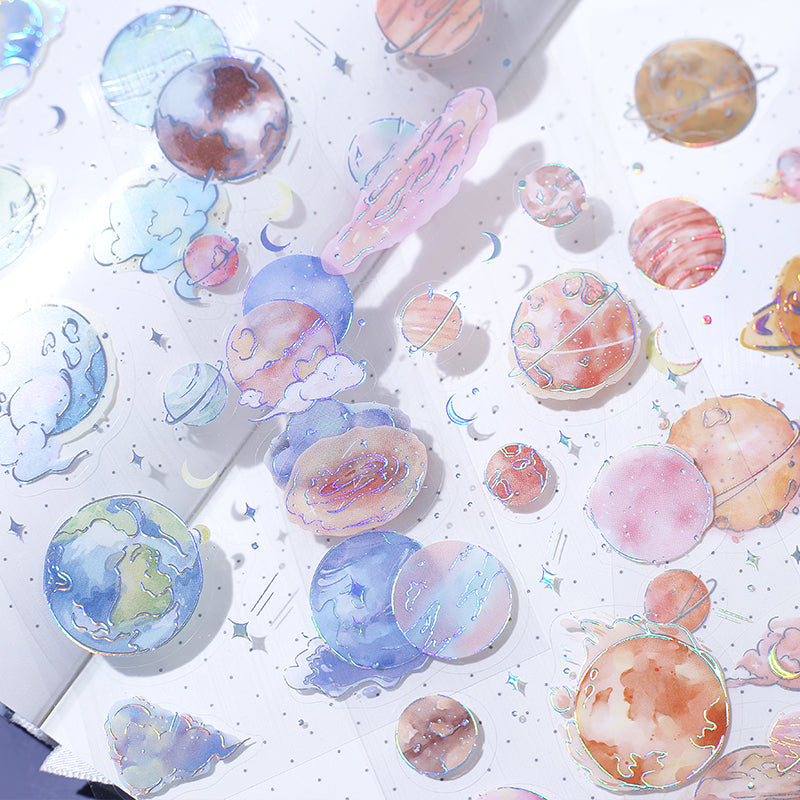 BGM Foil Stamping Iride Seal: Iride - Universe — close-up