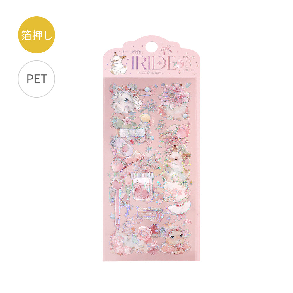 BGM Foil Stamping Iride Seal: Iride - Rabbit — side view
