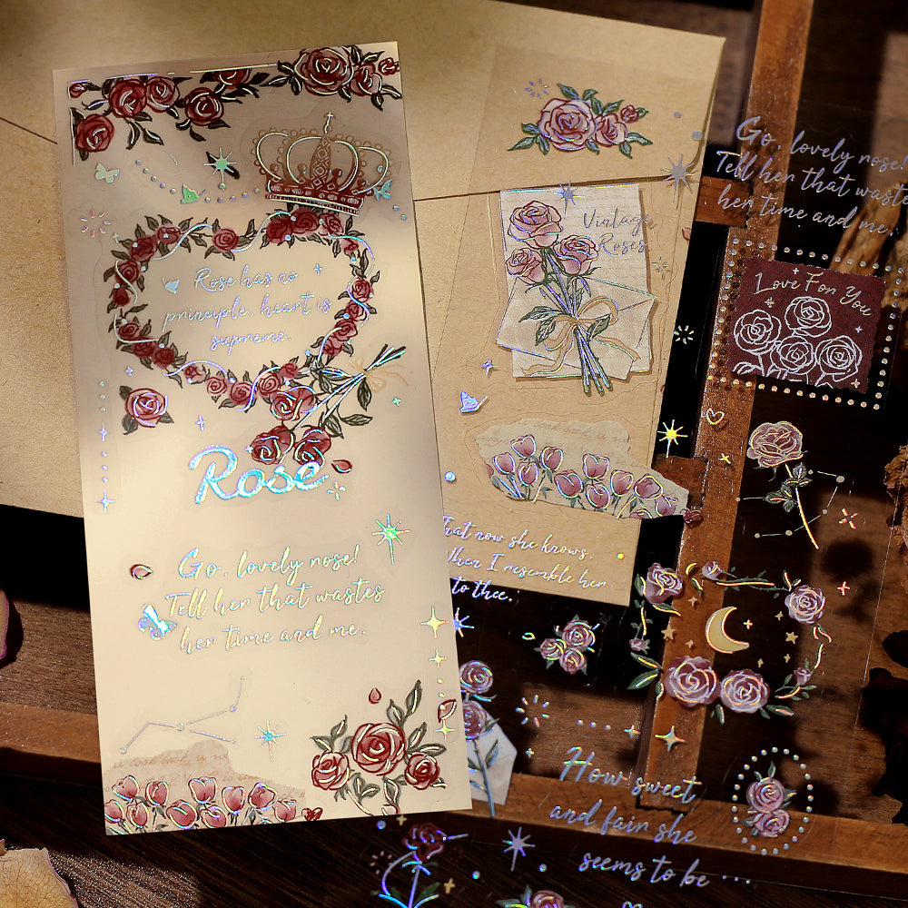 BGM Foil Stamping Iride Seal: Iride - Rose — side view