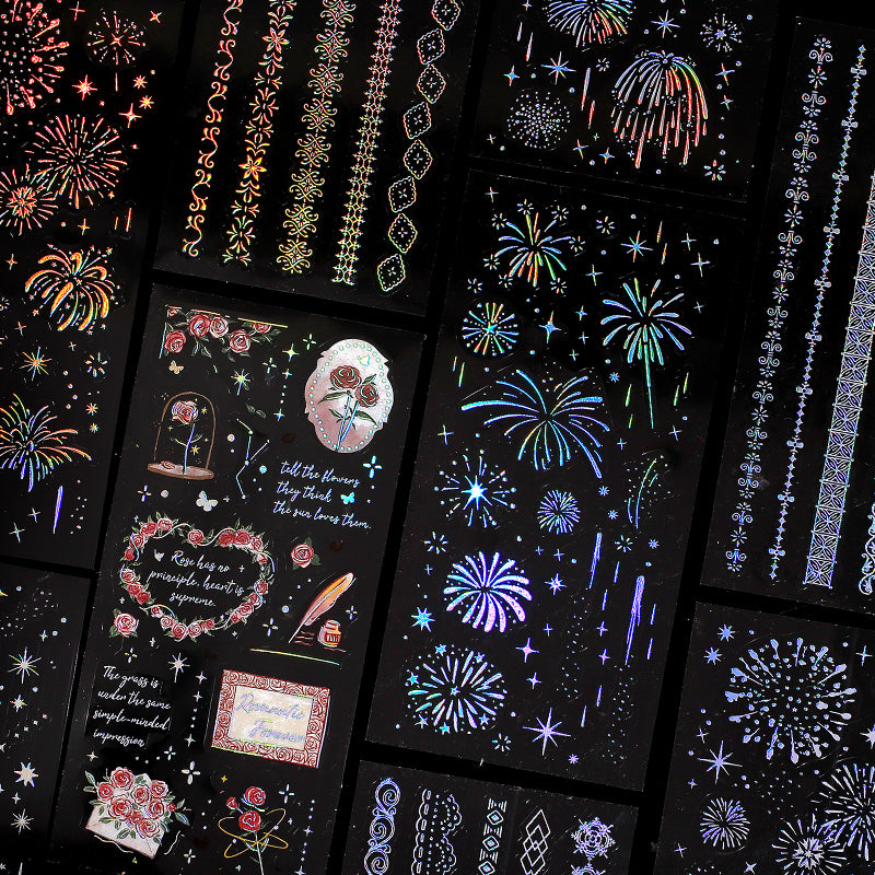 BGM Foil Stamping Iride Seal: Iride - Rose — angle view
