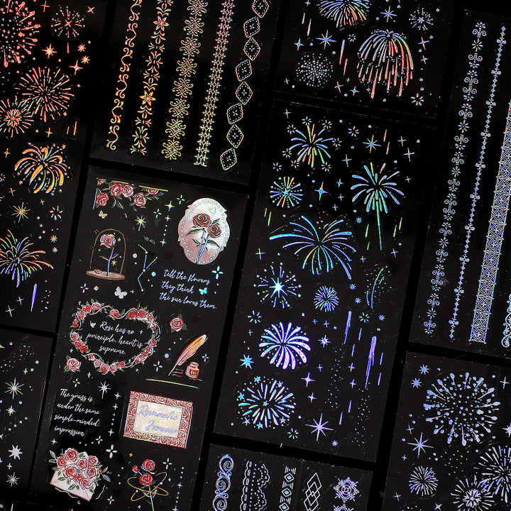 BGM Foil Stamping Iride Seal: Iride - Rose — angle view