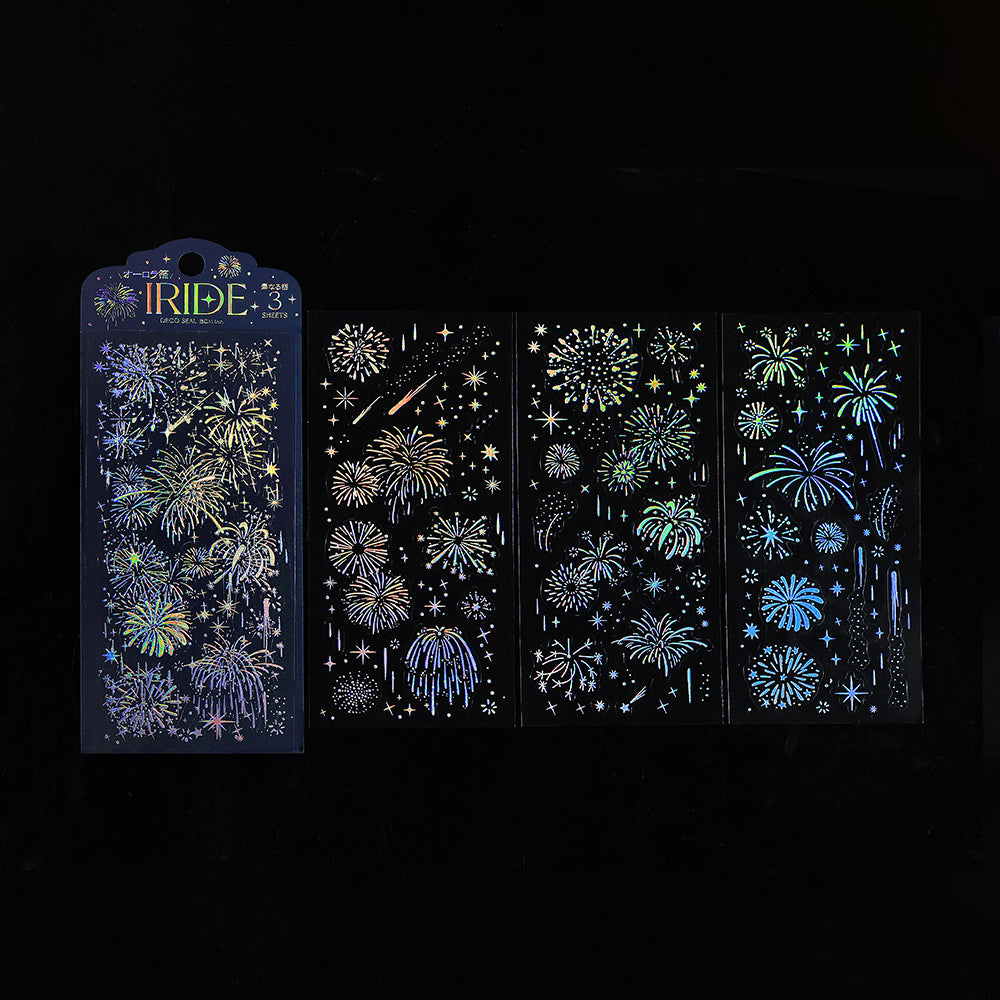 BGM Foil Stamping Iride Seal: Iride - Fireworks — detail view