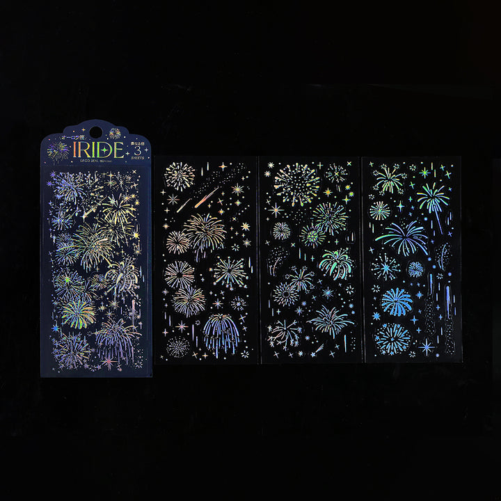 BGM Foil Stamping Iride Seal: Iride - Fireworks — detail view