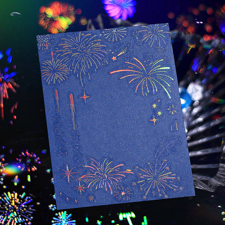 BGM Foil Stamping Iride Seal: Iride - Fireworks — in use
