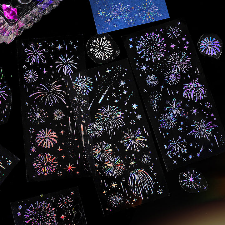 BGM Foil Stamping Iride Seal: Iride - Fireworks — side view