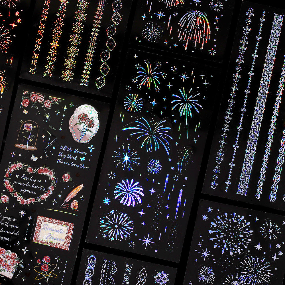 BGM Foil Stamping Iride Seal: Iride - Vintage Line — angle view