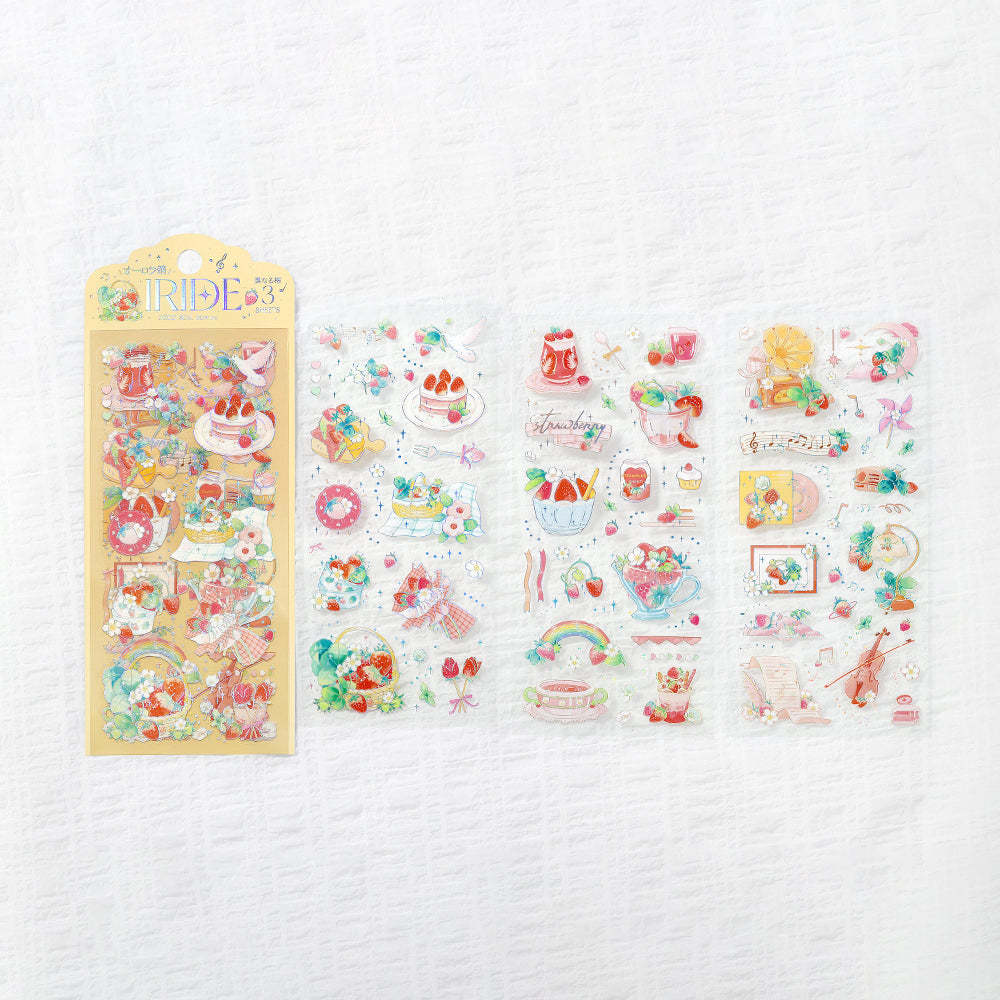 BGM Foil Stamping Iride Seal: Iride - Strawberry — front view