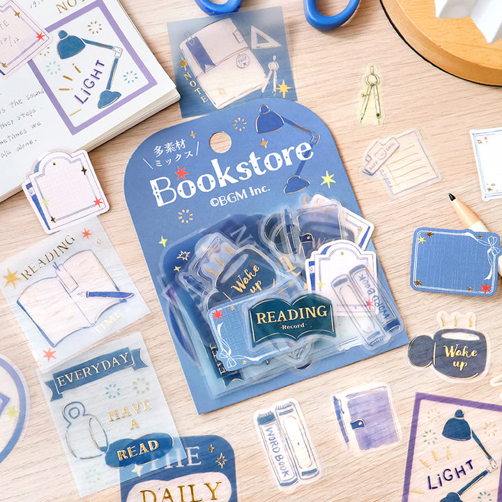 BGM Tracing Paper Seal: Holiday Shopping - Bookstore — with packaging