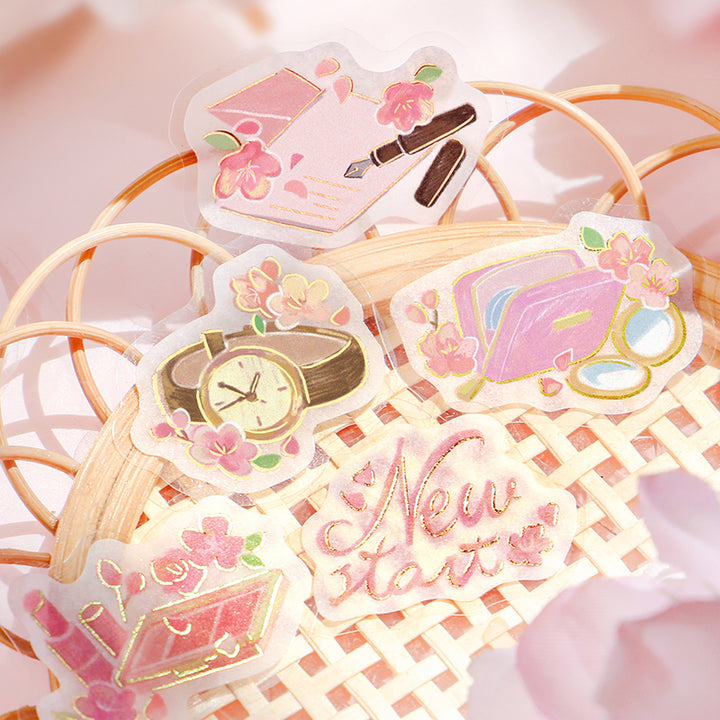 BGM Sakura New Life Limited Edition 2024 Flake Seal - Beginning — detail view