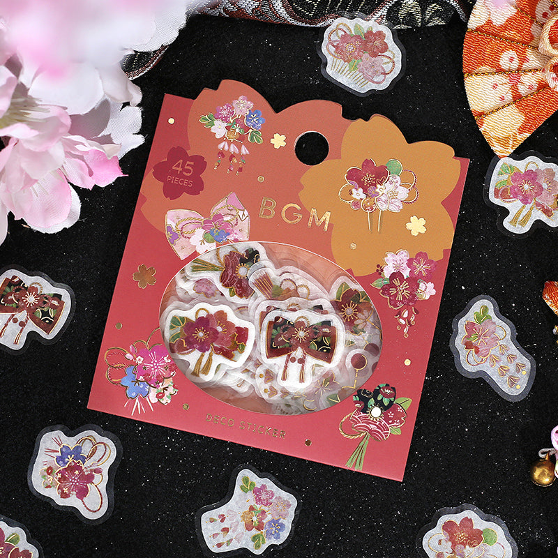 BGM Sakura Kobo Limited Edition 2024 Flake Seal - Scarlet — in use
