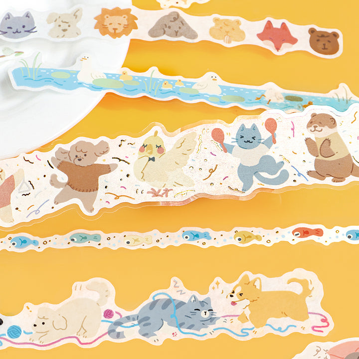 BGM Deco Sticker Ligne Seal: Ligne - Animal Friends — detail view