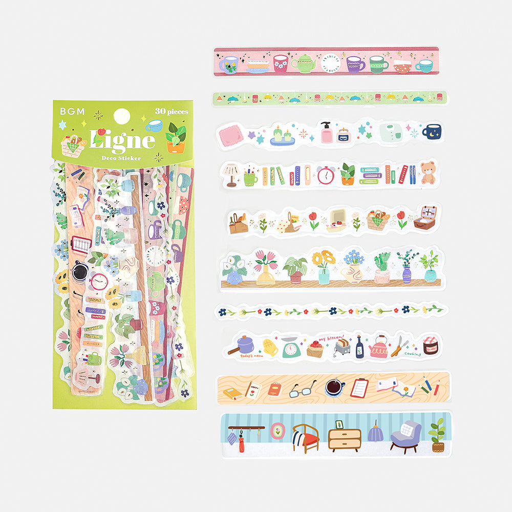 BGM Deco Sticker Ligne Seal: Ligne - The Color of Your Home — side view