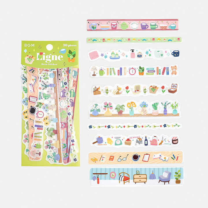 BGM Deco Sticker Ligne Seal: Ligne - The Color of Your Home — side view