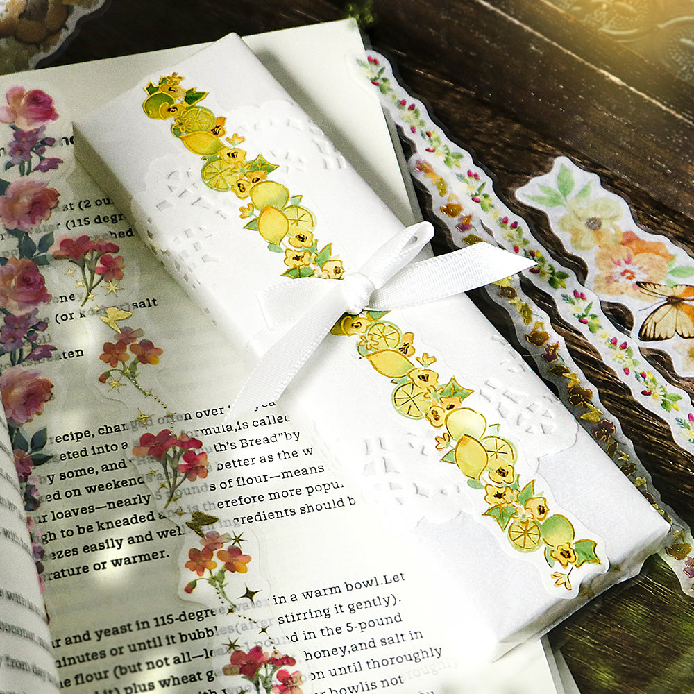 BGM Deco Sticker Ligne Seal: Ligne - Scent of Flowers — with packaging