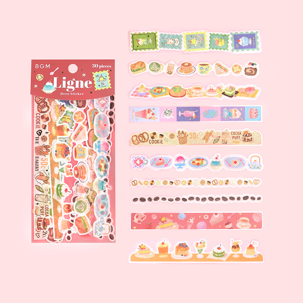 BGM Deco Sticker Ligne Seal: Ligne - Sweets Parlor — side view