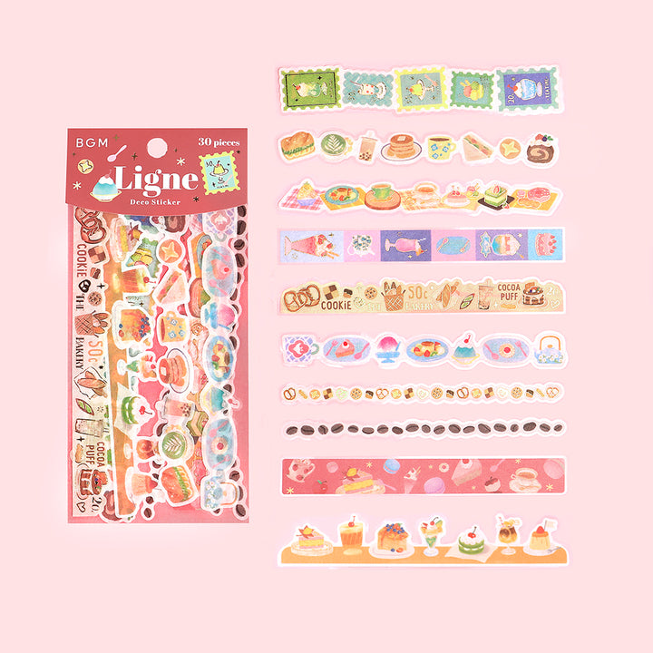 BGM Deco Sticker Ligne Seal: Ligne - Sweets Parlor — side view