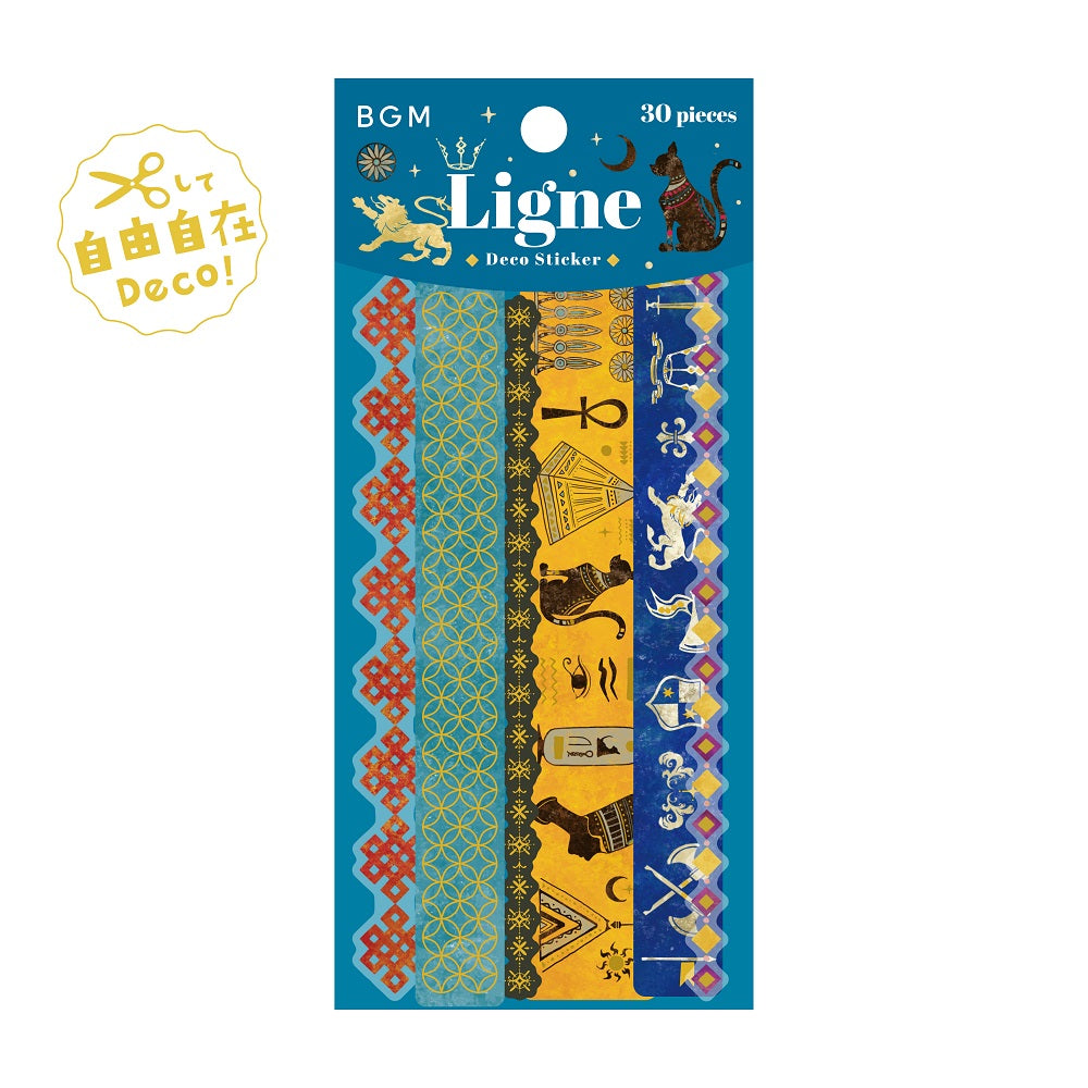 BGM Deco Sticker Ligne Seal: Ligne - Patterns of the World — front view