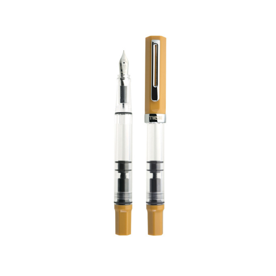 TWSBI ECO Fountain Pen in Bahama Yellow — TWSBI fountain pen — precision nib writing instrument, at Cityluxe Singapore stationery store
