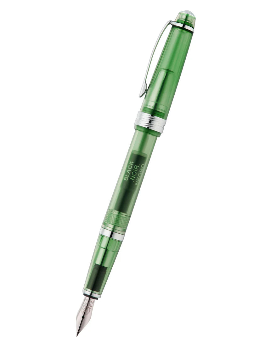 Cross Bailey Light™ Translucent Green Resin Extra-Fine Nib Fountain Pen — Cross fountain pen — precision nib writing instrument, at Cityluxe Singapore stationery store