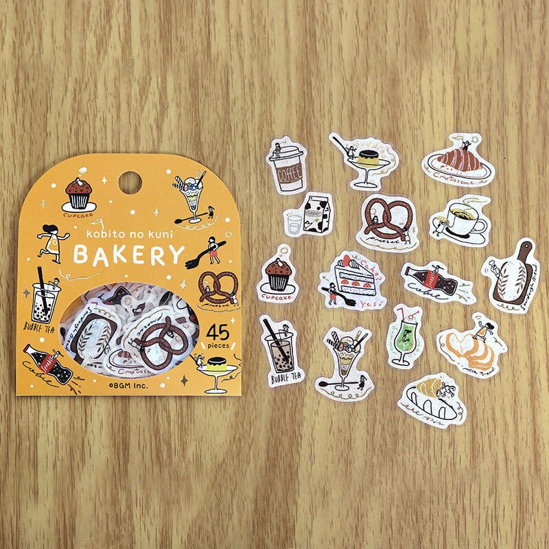 BGM Foil Stamping Flake Seal: Dwarf Country - Bakery — angle view