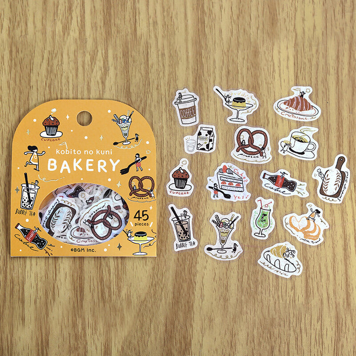 BGM Foil Stamping Flake Seal: Dwarf Country - Bakery — angle view