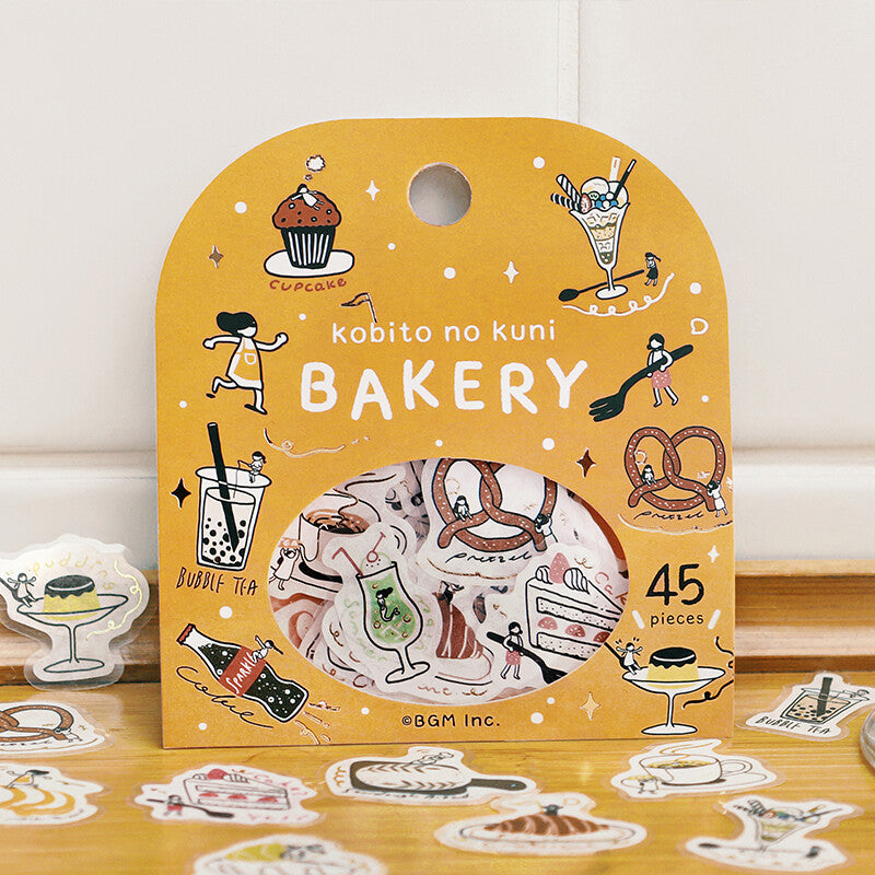 BGM Foil Stamping Flake Seal: Dwarf Country - Bakery — detail view