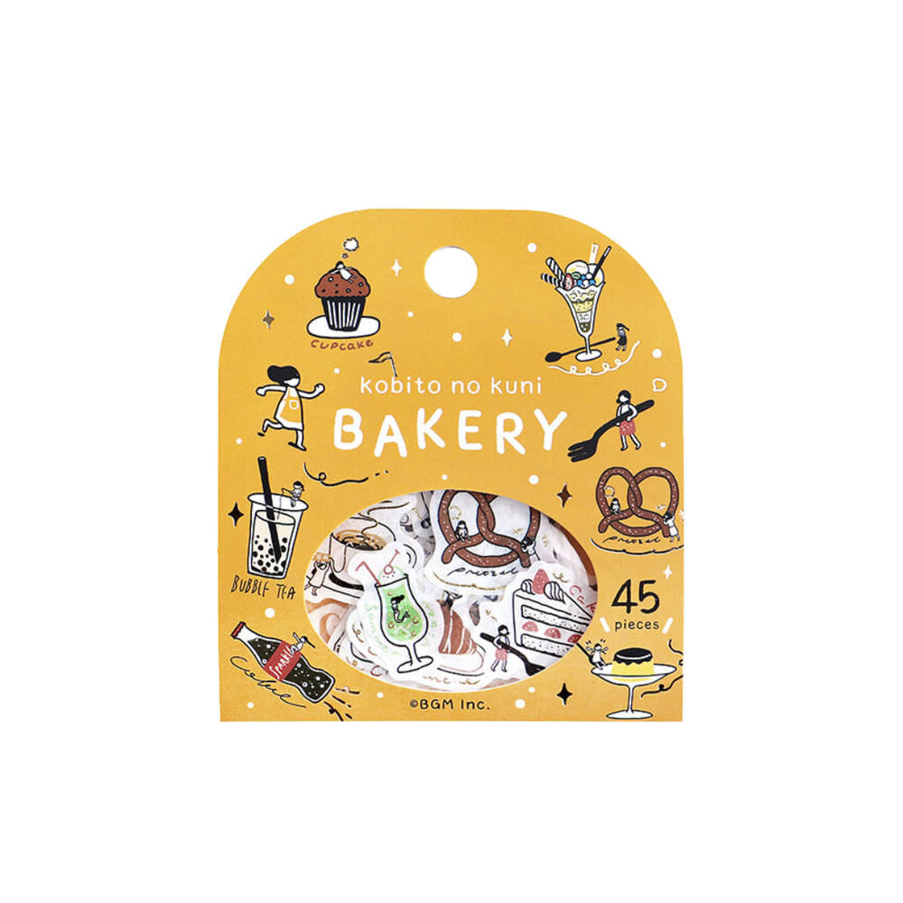 BGM Foil Stamping Flake Seal: Dwarf Country - Bakery — side view