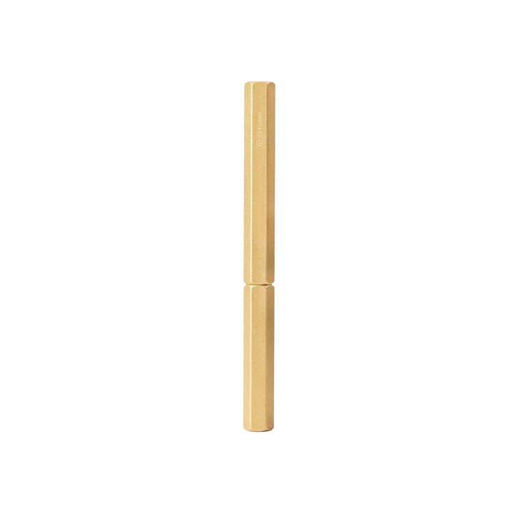 Ystudio Classic Revolve Fountain Pen Brass