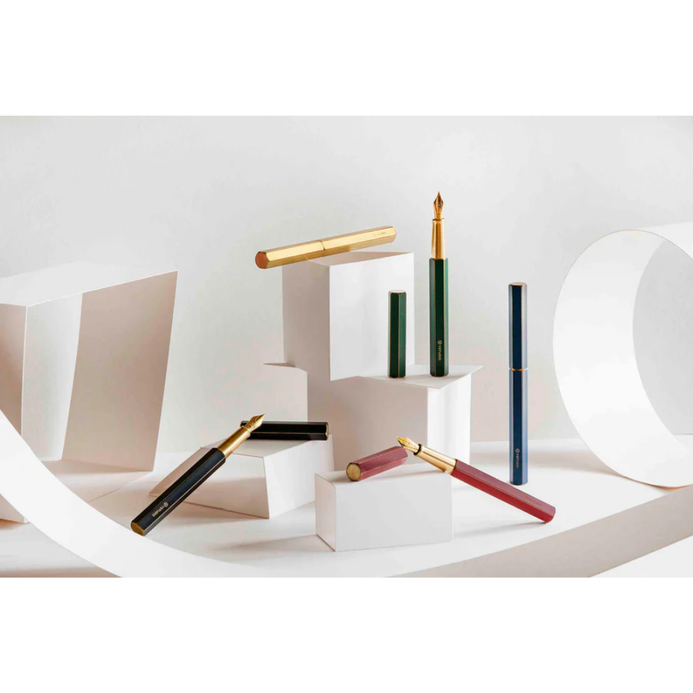 Ystudio Classic Revolve Fountain Pen Brass