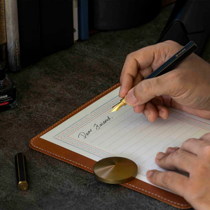 Ystudio Classic Revolve Fountain Pen Brass