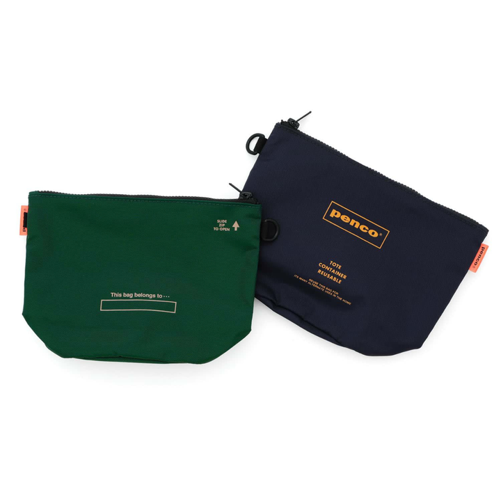 Penco Bucket Pouch - Orange — with packaging