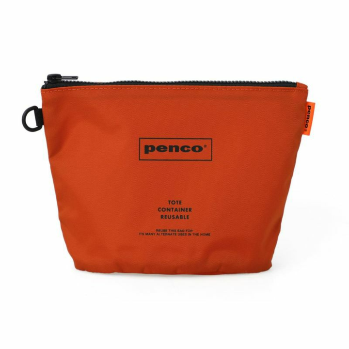 Penco Bucket Pouch - Orange — front view