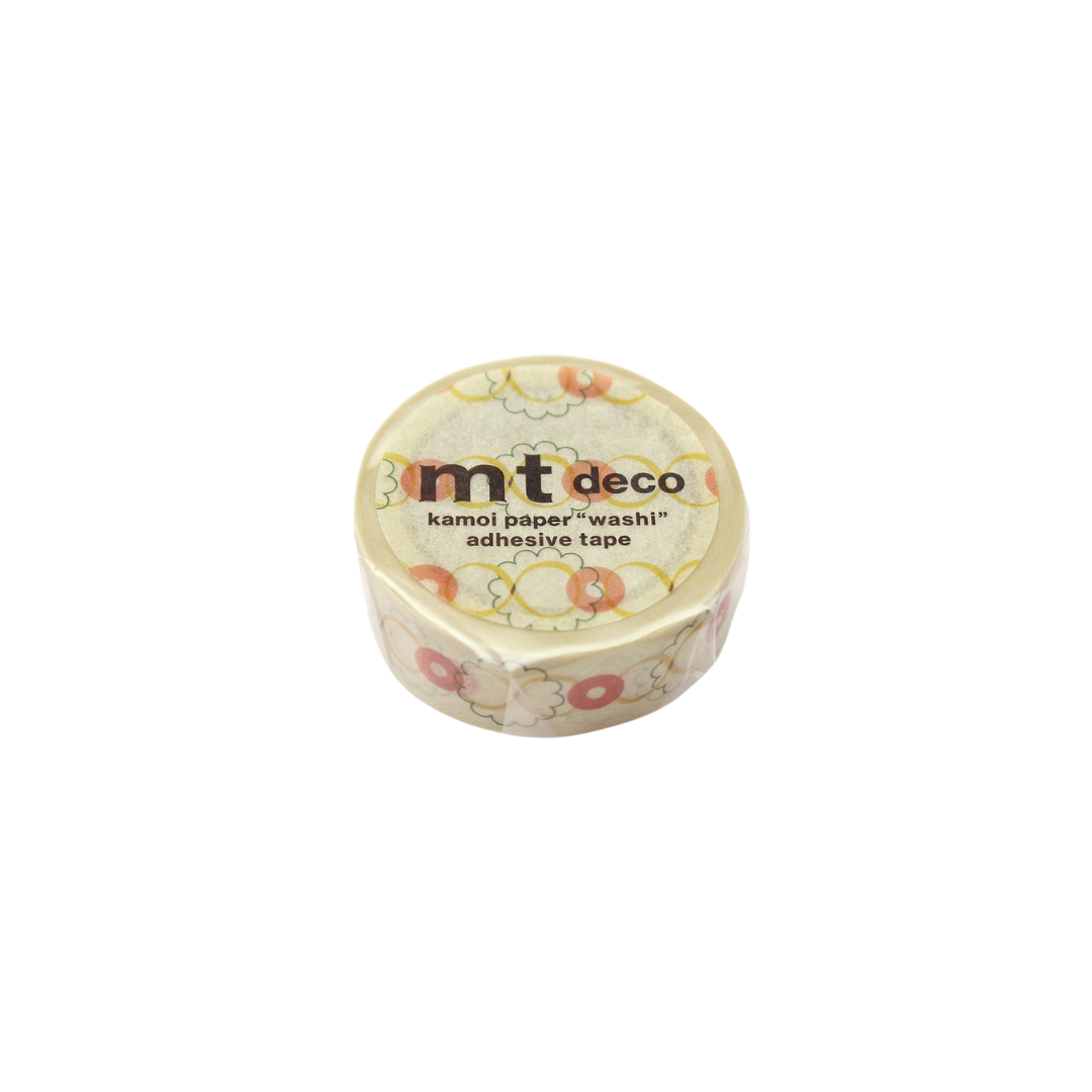 MT 1P Kamoi Retro Design Washi Tape - Button — pattern detail