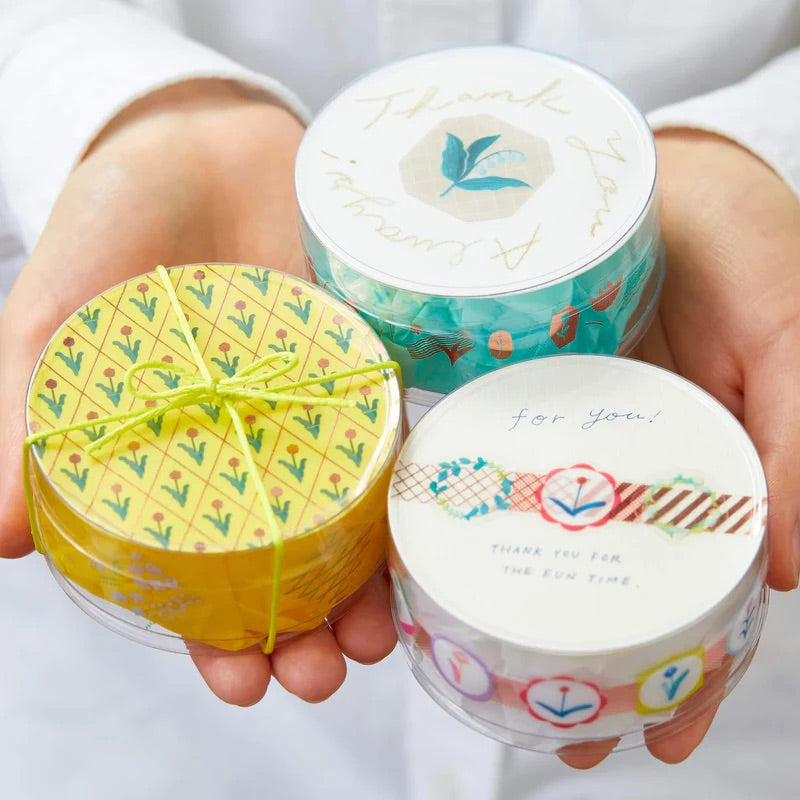 KITTA Soda Transparent Masking Tape (Sticker Type) - Palette — pattern detail