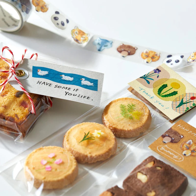 KITTA Soda Transparent Masking Tape (Sticker Type) - Zoo — colour swatch