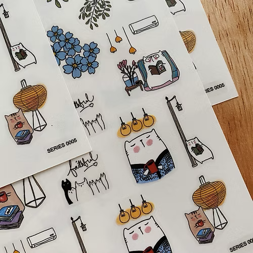 Catdoo Sticker - Enjoy Life — side view