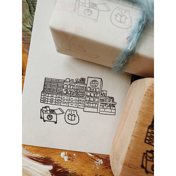 Catdoo x Cityluxe Stamps - Cat in Cityluxe — side view