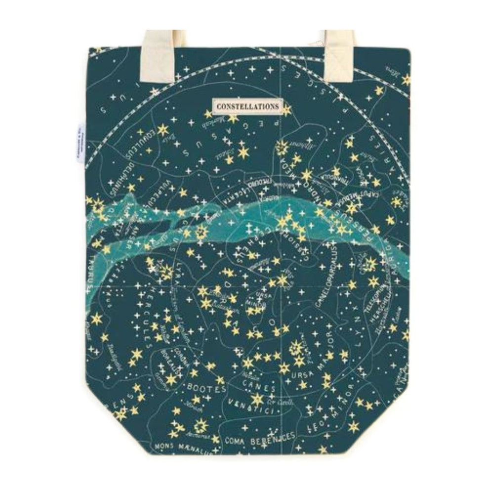 Cavallini Tote Bag - Celestial — side view